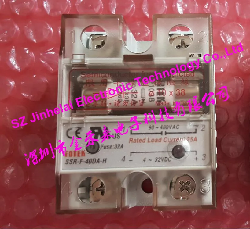 Online SSR F 40DA H auténtico original SSR F 40DA, 100% FOTEK Semiconductor fusible limitado estado sólido relé
