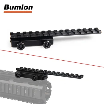 

Extension QD Long Riser Scope Mount 12MM Low Profile 20mm Picatinny Weaver Rail Metal Base Adapter Converter 14 Slot Raiser