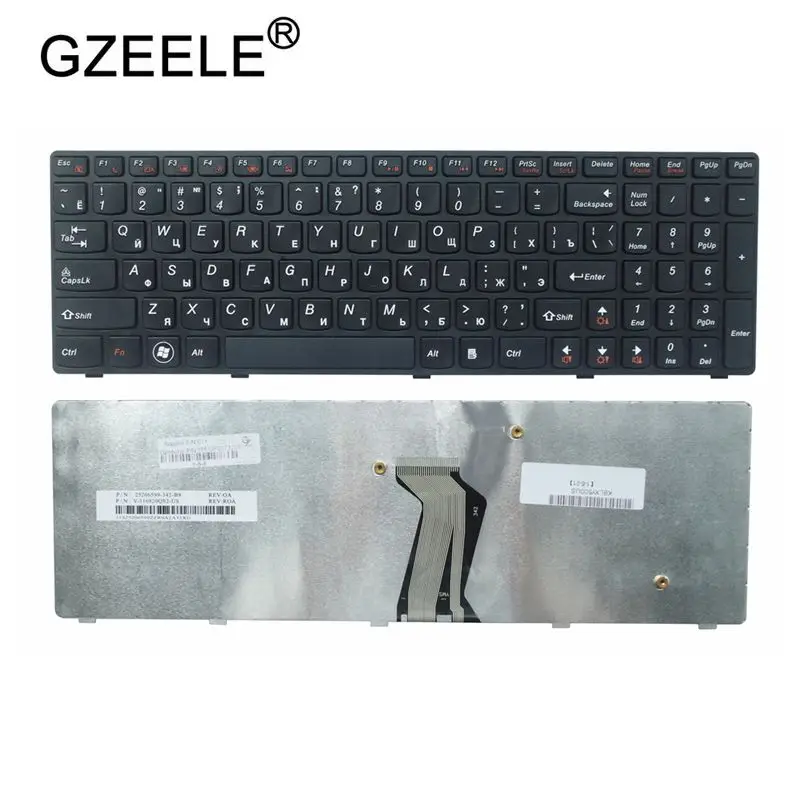  Russia RU New Keyboard FOR Lenovo Y500 Y500N Y510P Y500NT BLACK laptop keyboard replace notebook ke
