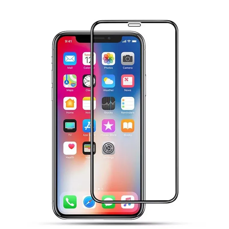 Tempered Glass Full coverage of the big screen for iPhone Xr Xs Max X Screen Protector for iPhone Xr Xs Max X  6 6S 7 8 Plus13