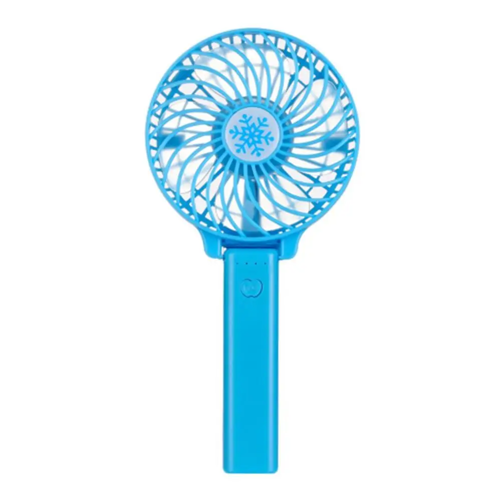 Портативный мини USB вентилятор вентиляции складной кондиционер вентиляторы ручной вентилятор охлаждения для офиса дома перезаряжаемый вентилятор - Цвет: blue