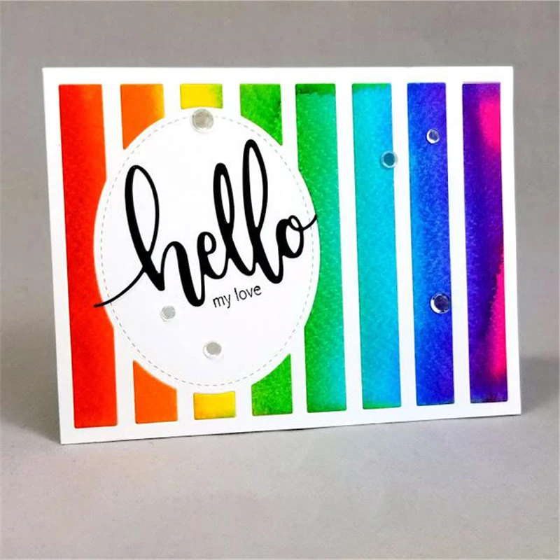 

Eastshape Stripe Background Metal Cutting Dies for Dies Scrapbooking Photo Album Embossing Paper Card Decorative Craft Dies Cut