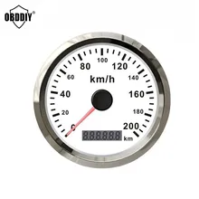 Лучшее качество автомобильный Грузовик Мотор Авто gps Спидометр 200 км/ч нержавеющая сталь IP67 водонепроницаемые цифровые измерительные приборы