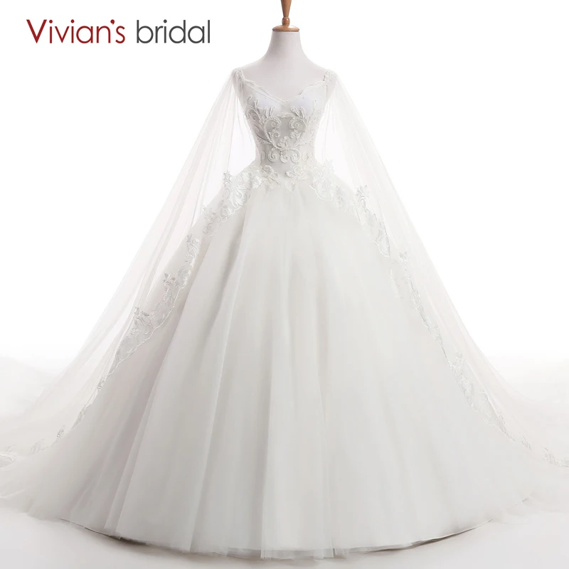Vivian's Bridal бисерные Свадебные платья на тонких бретельках с v образным вырезом