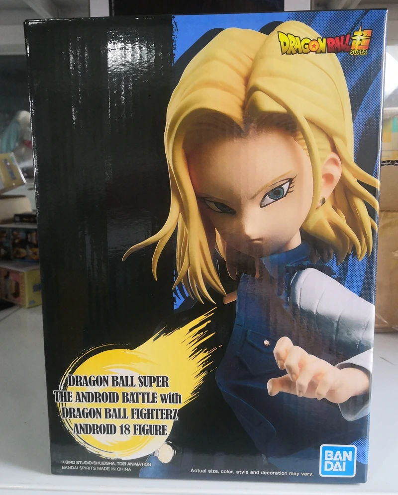 BANPRESTO оригинальный Dragon Ball Z ANDROID Битва с FIGHTERZ № 18 Figurals куклы игрушки за рубежом |