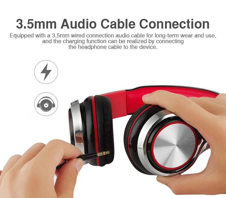 Bluetooth Headphones with microphone Noise Cancelling Stereo Headset Gamer wireless headset bluetooth for iPhone Samsung Xiaomi  (13)