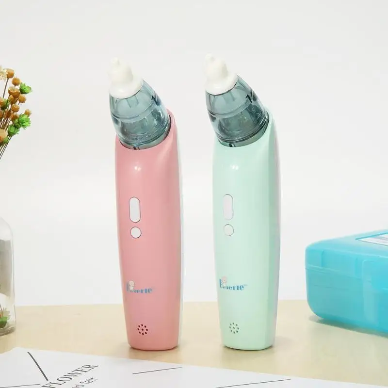 Силиконовый Детский носовой аспиратор, безопасный Электрический Очиститель носа, 2 размера, Детские принадлежности для ухода за полостью рта, присоска для детей в стиле радуги, для младенцев
