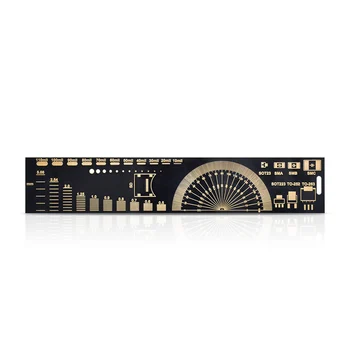 

10pcs/lot Multifunctional PCB Ruler EDA Measuring Tool High Precision Protractor 20CM Black