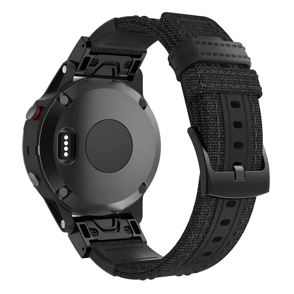 Тканый нейлоновый Sweatproof ремешок для часов Garmin Fenix 5/5 Plus/Forerunner 935 ремешок на запястье с высококачественным ремешком на запястье
