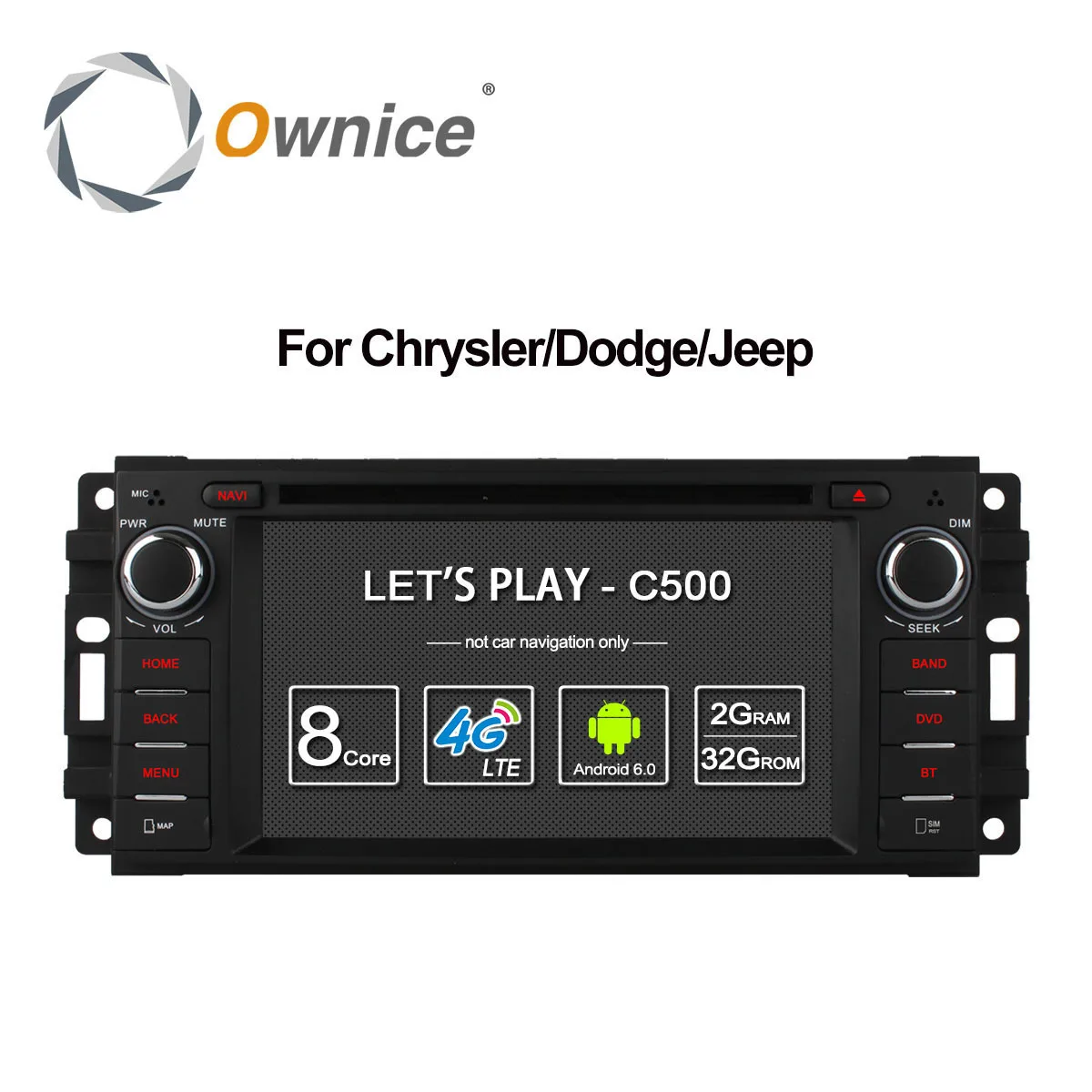 Ownice C500 Android 6.0 Octa Core car dvd player for Jeep grand