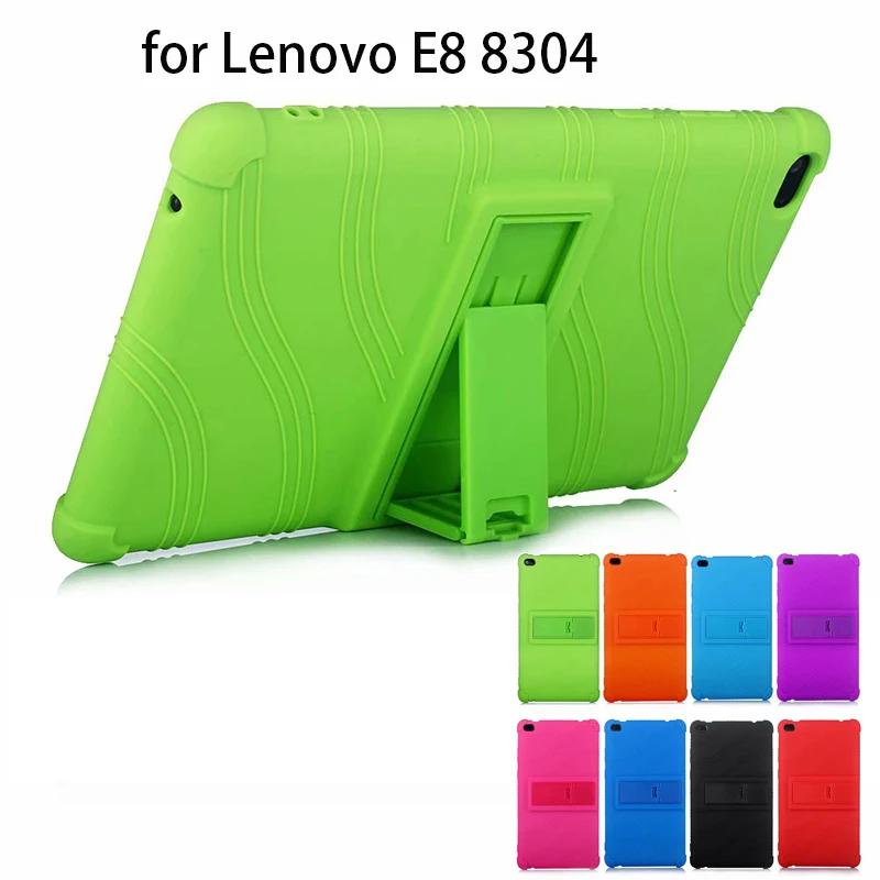 

Sweety Silicone Case for Lenovo E8 8304 8.0 Tablet Cover Protector Stand Casing TB-8304 TB-8304F 8 inch soft holder Shell