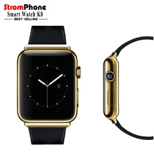 Smart Watch K8 Android 4.4 system mit 2 Mt pixel Webcam Wifi FM für Android smartphones Unterstützung Sim-karte smartwatch telefon
