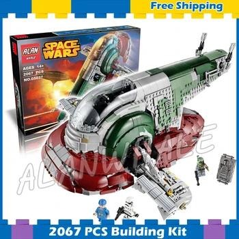 

2067pcs Space Wars Universe New 05037 Slave I Model Building Blocks Great Gifts Sets Playset Kit Gifts Compatible with Lago