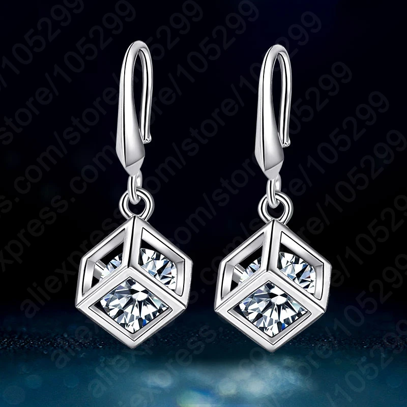 JEXXI-Factory-Price-Simple-925-Sterling-Silver-Inside-White-Cubic-Zirconia-Square-Hook-Earring-Women-Fashion