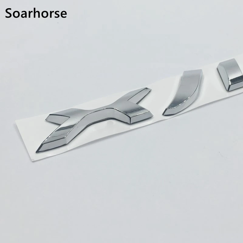 Soarhorse 3D Хром ABS для XJL буквы автомобиль задний багажник Знак Логотип Эмблема