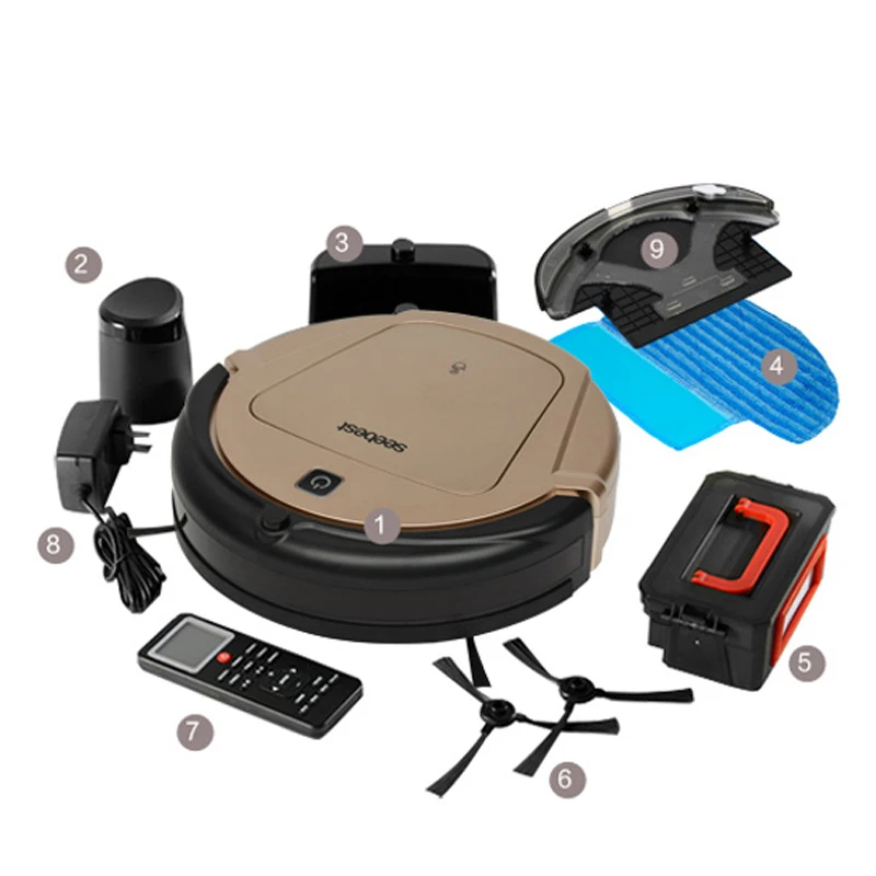 

Smart Cleaning Robot Noiseless Auto Floor Dust Dirt Vacuum Cleaner 360-degree Rotation Sweeping Machine