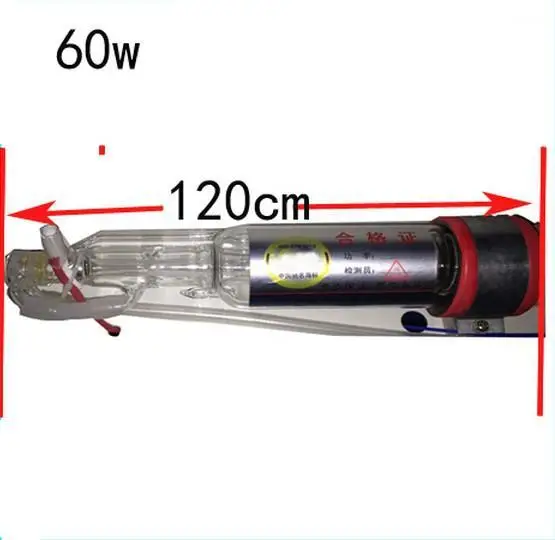 

Factory Sale Best Quality 120CM 60W Co2 Laser Tube for Engraver Cutting Machine