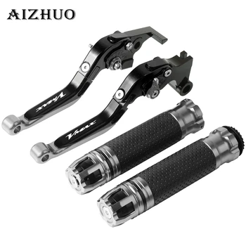 

Motorcycle Brake Clutch Lever Extendable+Handle Grips Handlebar For YAMAHA V-MAX VMAX V MAX 2009-2016 2015 2014 2013 2012 11 10