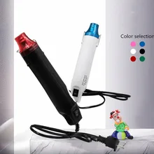 Тепловой пистолет 220 В 300 Вт мощность макс 200 Температура DIY использовать Электрический Электроинструмент портативный цифровой мини-пистолет горячего воздуха с сиденьем термоусадочная