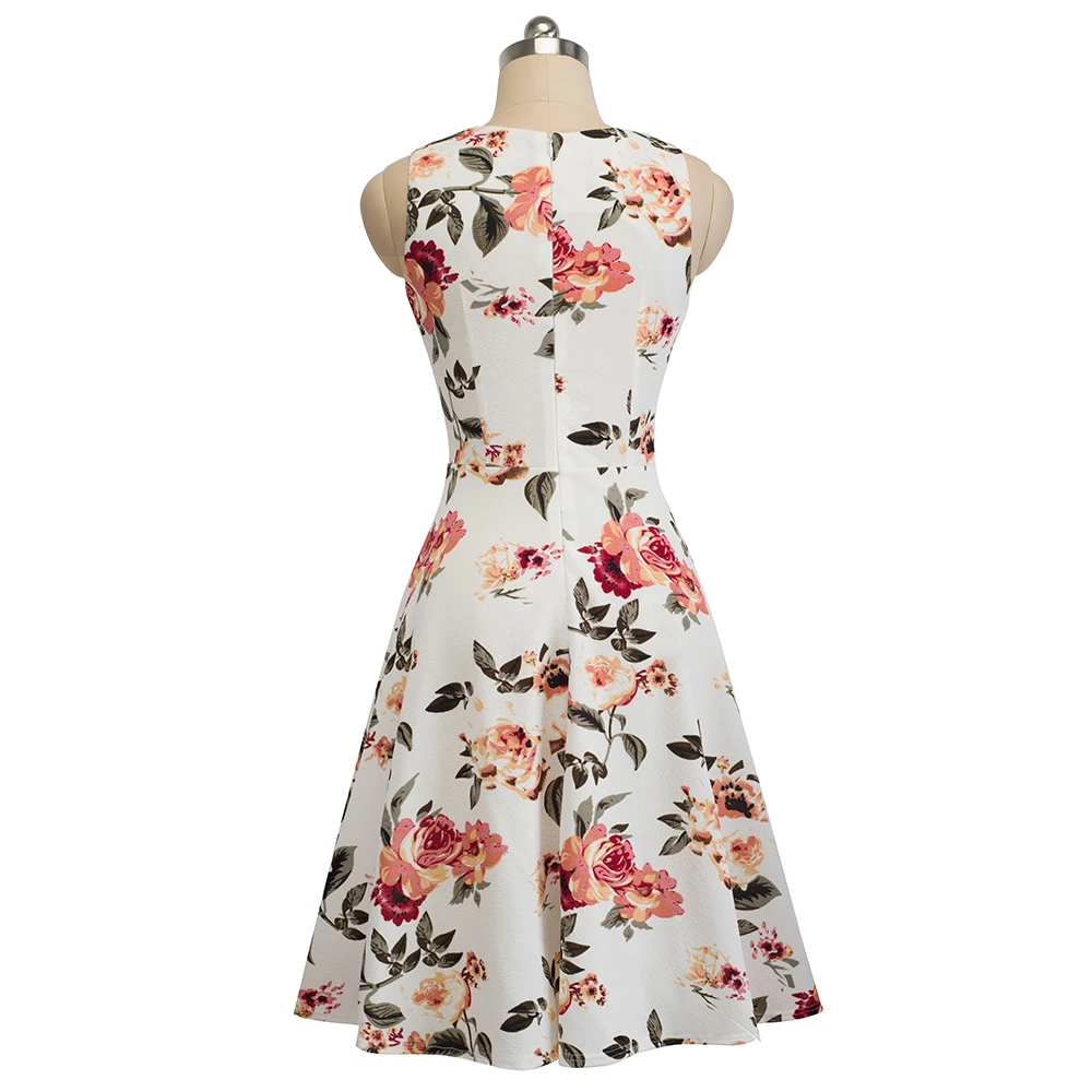 Nice-forever Vintage Elegant Embroidery Floral Lace Patchwork vestidos A-Line Pinup Business Women Party Flare Swing Dress A079 70 Nice-forever Vintage Elegant Embroidery Floral Lace Patchwork vestidos A-Line Pinup Business Women Party Flare Swing Dress A079 70