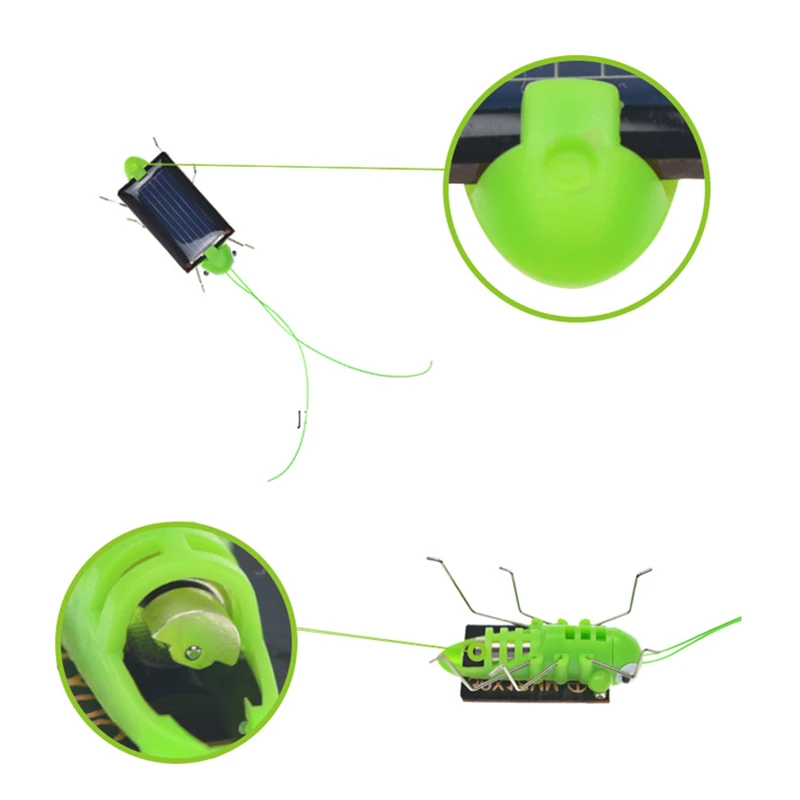 Solar grasshopper Educational Solar Powered Grasshopper Robot Toy required Gadget Gift solar toys No batteries for kids Grasshopper Toy,Solar Robot Kit