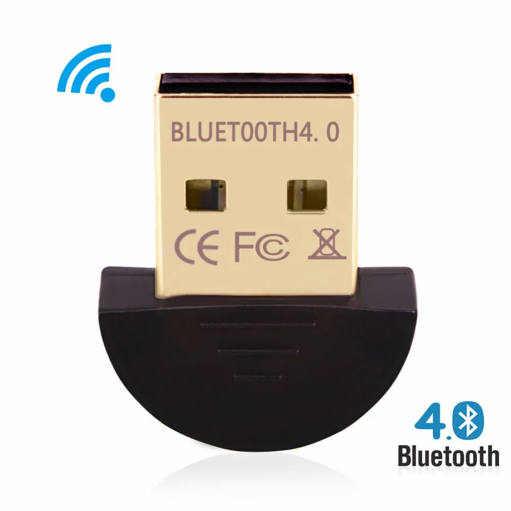 

Wireless Bluetooth 4.0 Adapter for PC USB Bluetooth Dongle Audio Receiver Adapter Bluetooth Transmitter for 7/8/XP