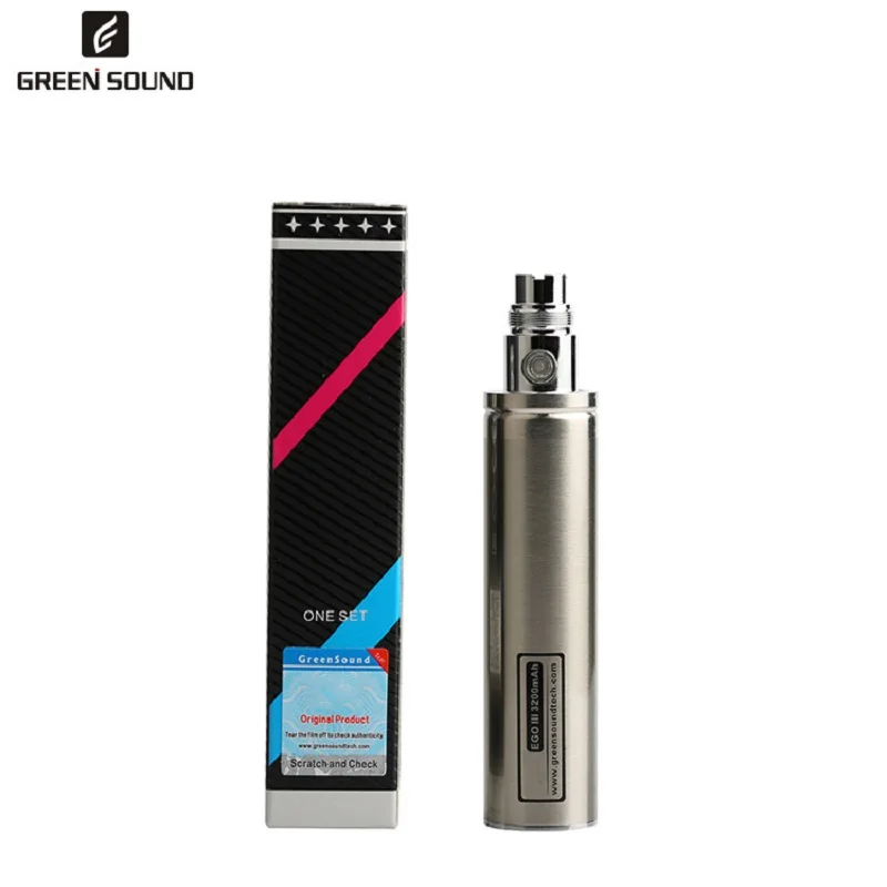 Оригинальный GS ego II 3200 мАч батарея электронная сигарета для Vape 510 CE4 CE5 H2 MT3
