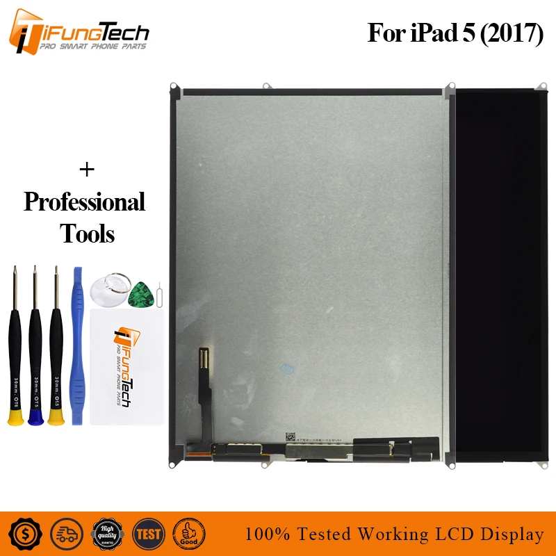 

For Apple iPad 5 (2017 Version) A1822 A1823 LCD Screen Display Digitizer Panel Replacement Part