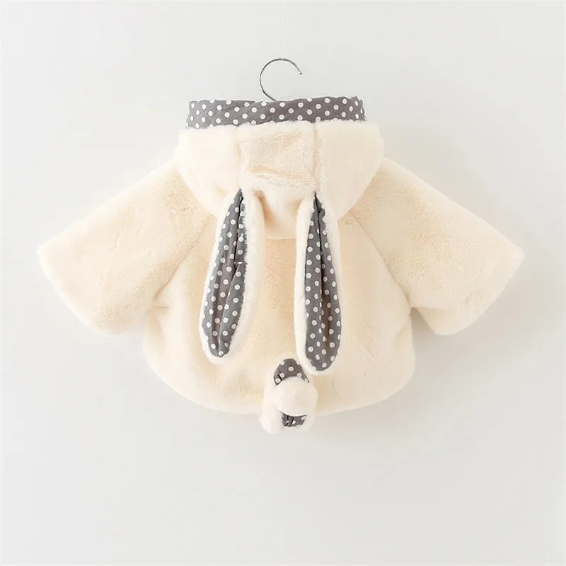

Baby infant girls fur winter warm coat cloak jacket thick warm clothes baby princess cute hooded long sleeve coats free shipping