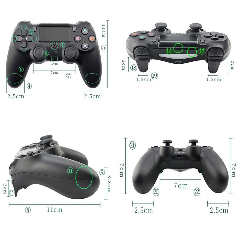 WUIYBN Wireless Bluetooth Controller For Sony Playstation 4 Joystick Gamepad For PS4/PS3 Remote Controller For Dualshock 4