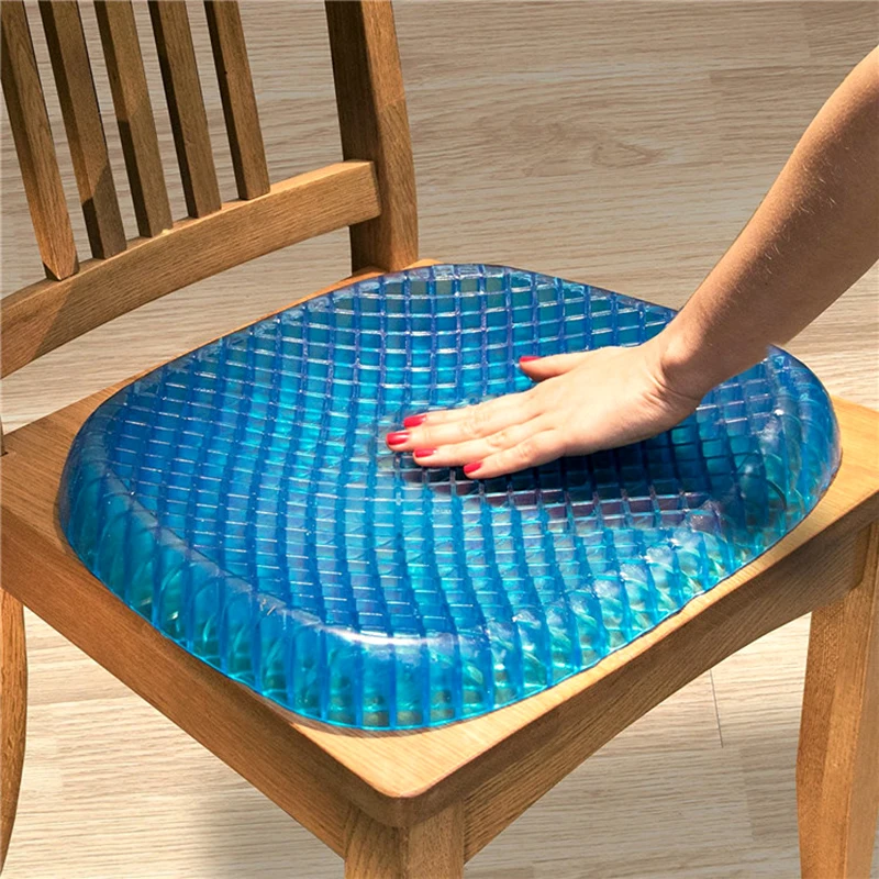 Gel Seat Cushion For Long Sitting Porous Honeycomb Cooling Cushion Pad  Anti-slip Office Chair Cushion Pillow For Car Driver - AliExpress