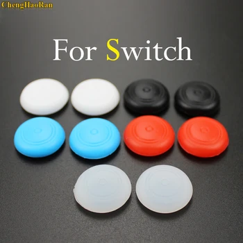 

ChengHaoRan 2pcs Joystick Caps Colorful Silicone Analog Grip Controller button cap cover for Nintendo Switch NS nintend switch