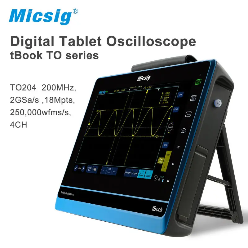 

Micsig Automotive touchscreen diagnostic oscilloscope 100MHz 150MHz 200MHz with Battery