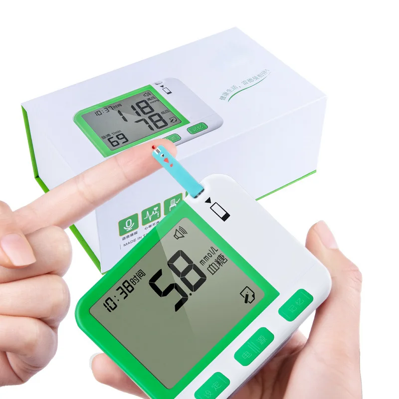 

Blood Glucose Meter Household Multi-functional Blood Pressure Tester Health Care Wristband Medical Diabetic Monitors