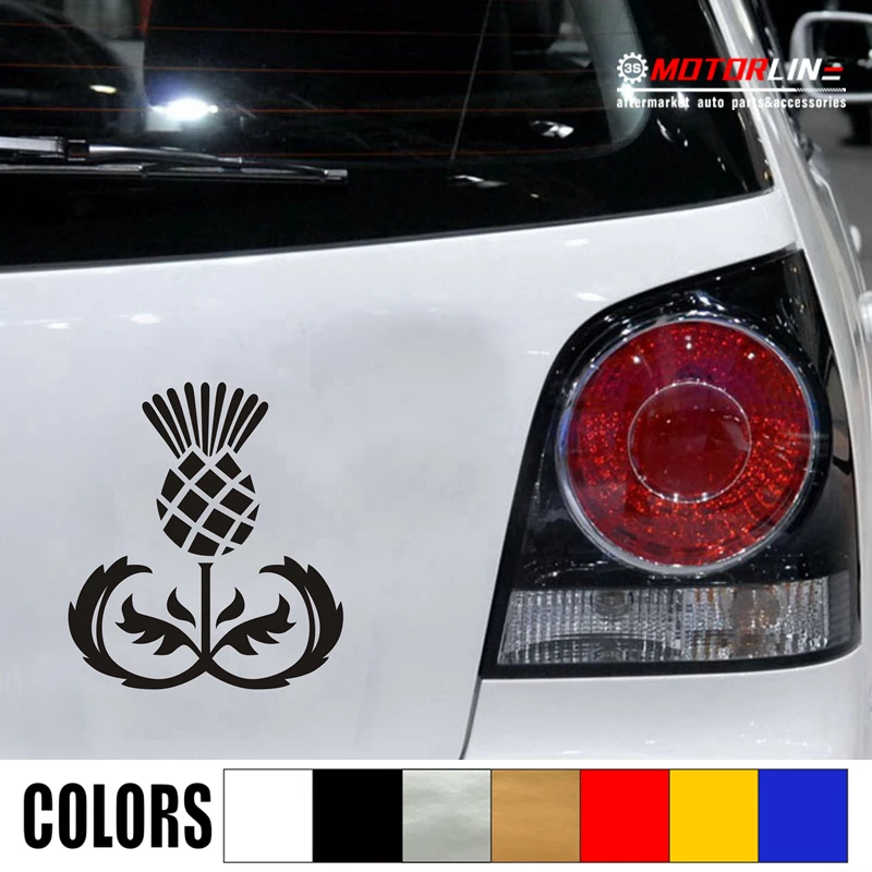 

Thistle Scottish Flower Decal Sticker Scotland Car Vinyl pick size color h