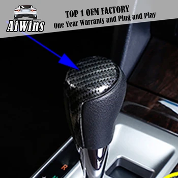 

Car styling gear lever head decoration For Toyota Camry 2012 - 2017 Gear shift lever head cover trim sequins auto accessories