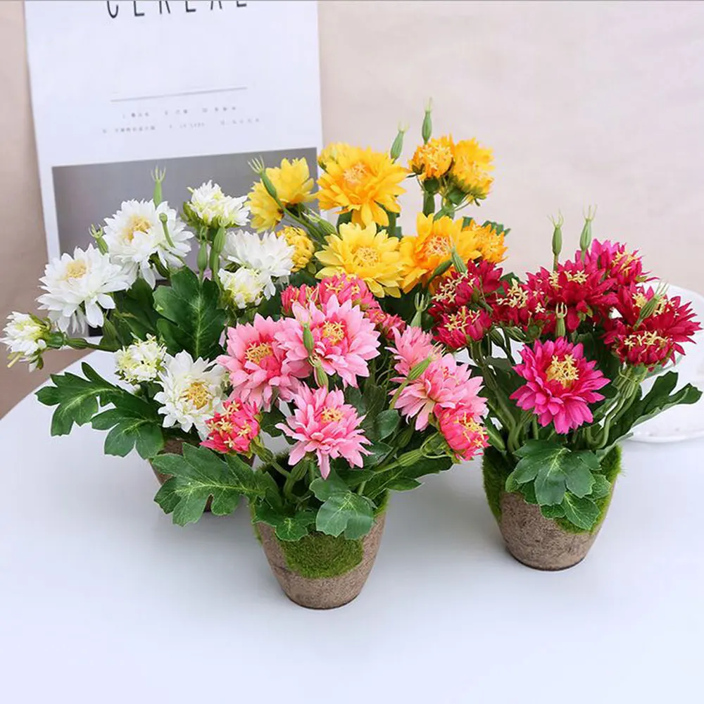 Creative home furnishings high end simulation flowers Artificial small