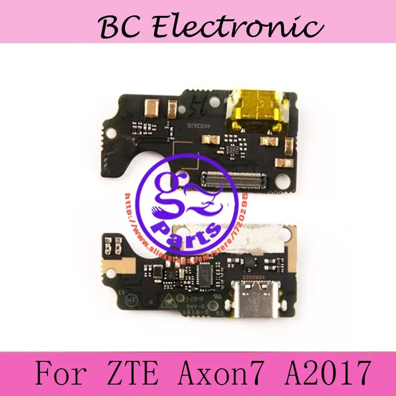 

Original For ZTE Axon 7 4G LTE Mobile Phone usb plug charge charging port PCB dock board For ZTE Axon7 A2017 Phone