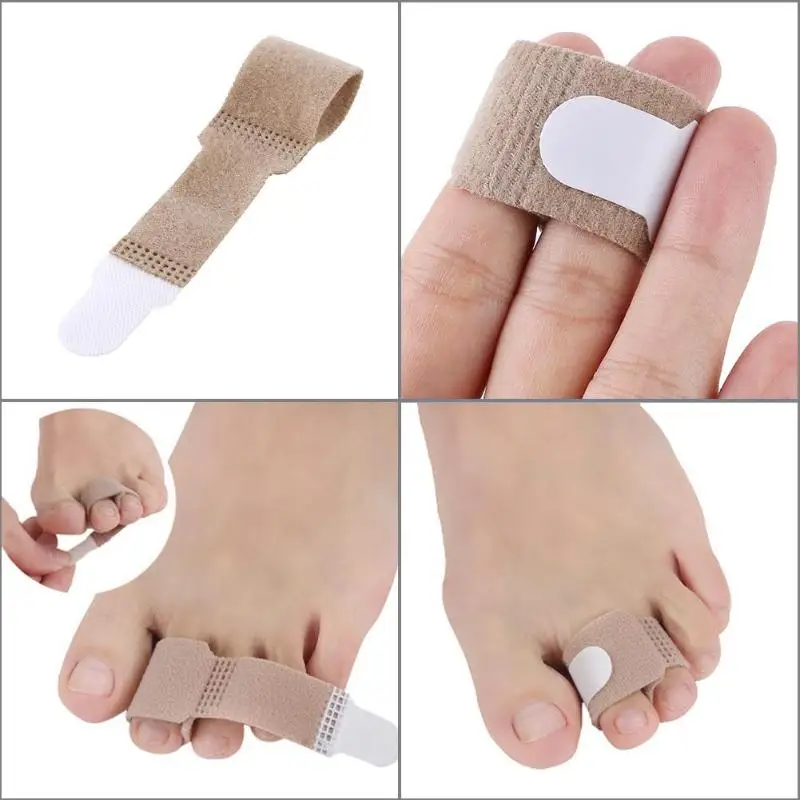 

1pc Polyester Velvet Toe Overlapping Separator Hallux Valgus Corrector Tool Manicure Pedicure Protection Tools Accessories
