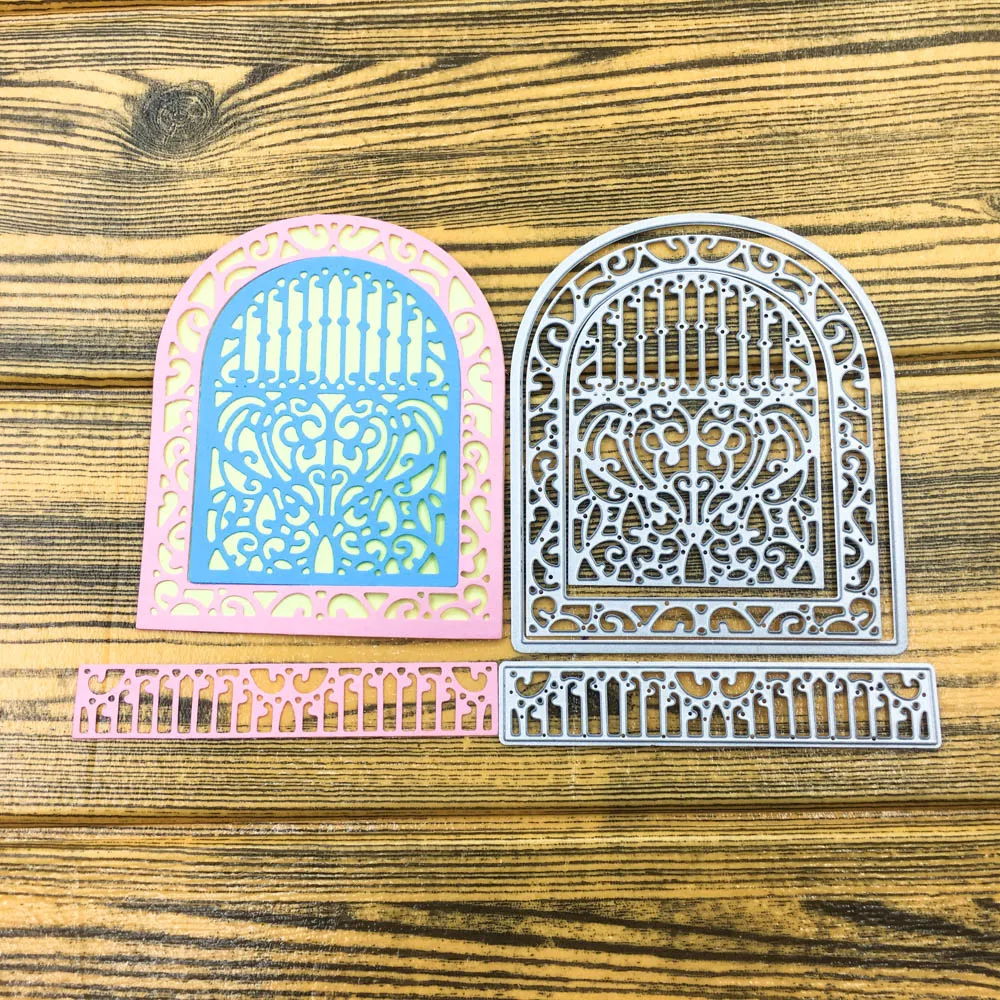 

Flower Arch Edge Frame Metal Cutting Dies For DIY Scrapbooking Embossing Paper Card Making Decorative Crafts Die Cuts New 2019
