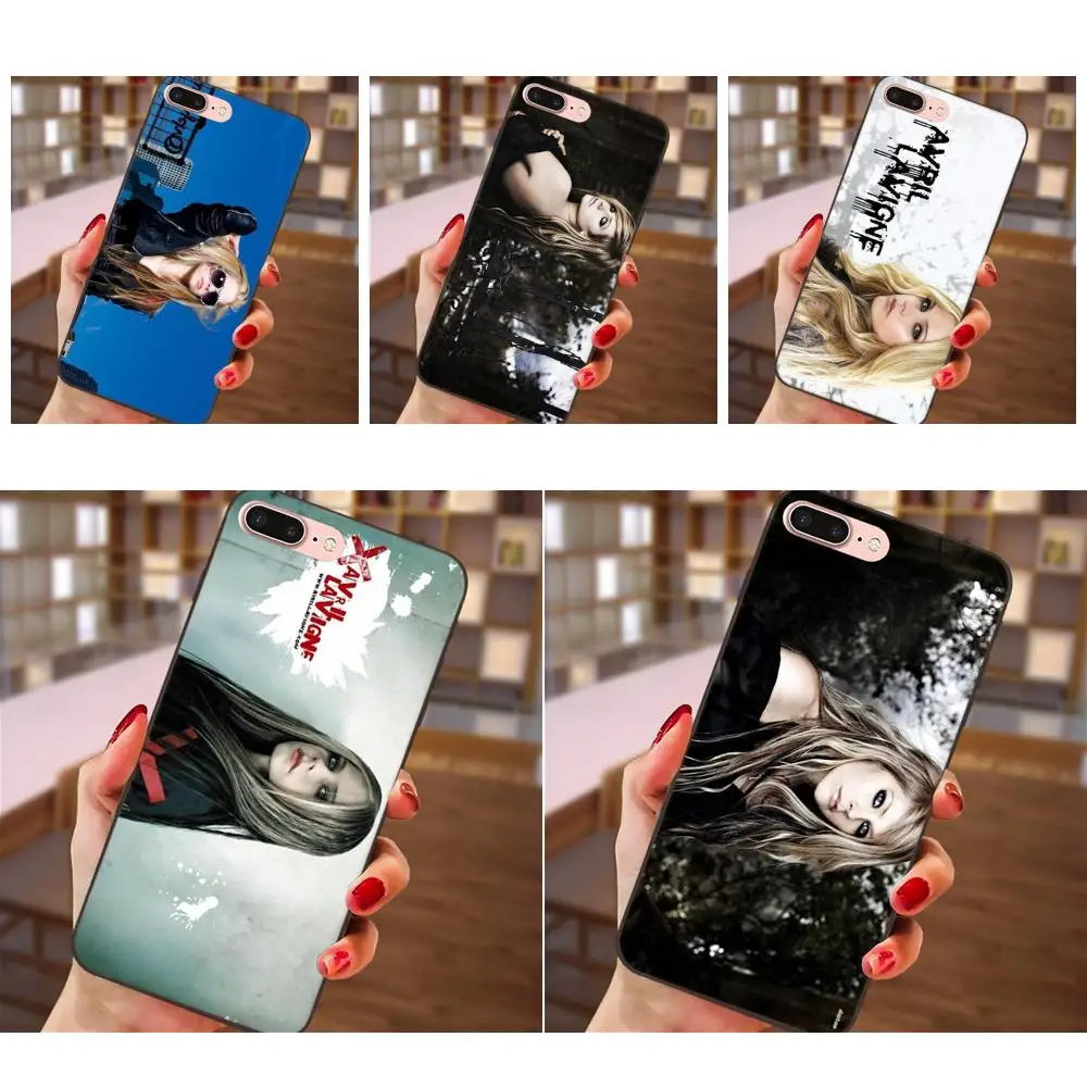 

For Xiaomi Redmi Note 2 3 4 4A 4X 5 5A 6 6A Plus Pro S2 Y2 Soft Silicone TPU Black Covers Cases Avril Lavigne Signed