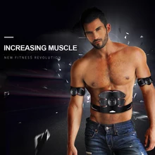 Smart Muscle Trainer Fitness Abdominal Sticker Body Muscle Massager Press Stimulator Pad Fitness Gym Equipment ABS Arm Stickers