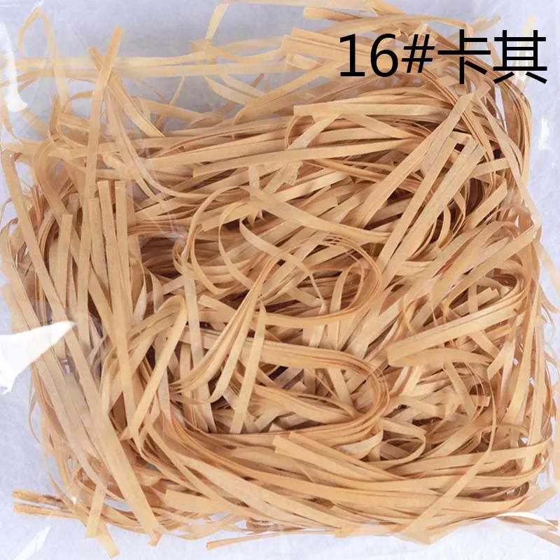 20 г/упак. рафия нарезанная бумага Свадебная вечеринка DIY Подарочная коробка наполнители декоративная бумага практичная упаковка материал для наполнения - Цвет: 16