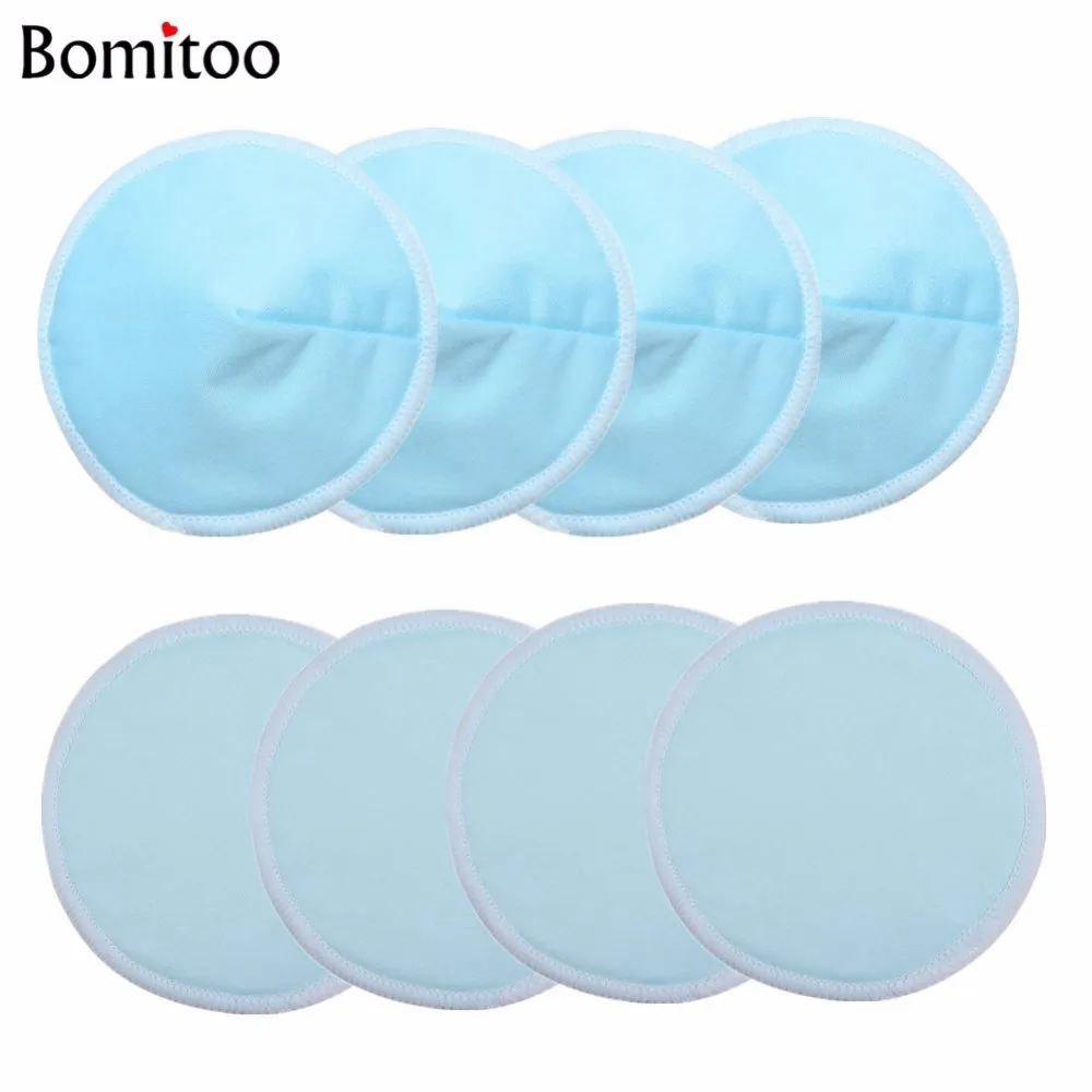 [Bomitoo]8 Pcs Breast Pad Nursing Pads for Mums Wholesale OEM Solid Plain Color Feeding Pad Contoured Nursing Pad Factory 