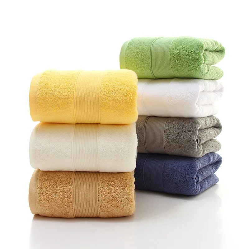 

100% cotton Super thick bath towel (760g!). Solid color quick-drying absorbent towel beach towel 80X150
