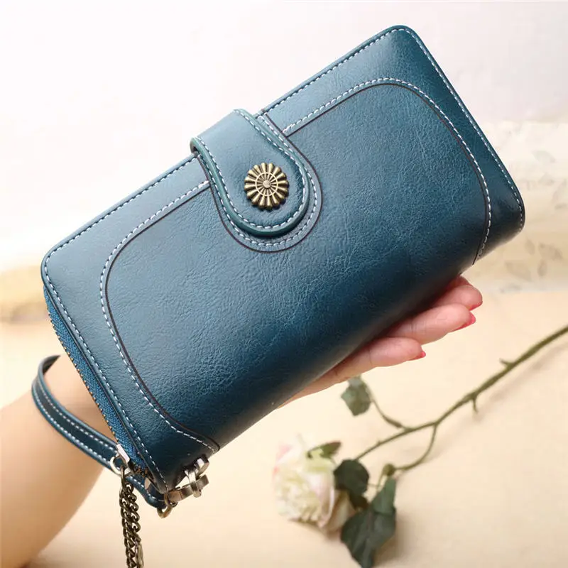 

Ancient Ways Handbag Long Style Phone Bag Clutch Wallet purse women's wallet clutch portfel cuzdan billetera carteira 40MA14