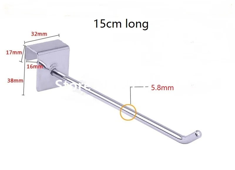 (100 pcs/pack ) 15cm Length 6mm Diameter Anti theft Security