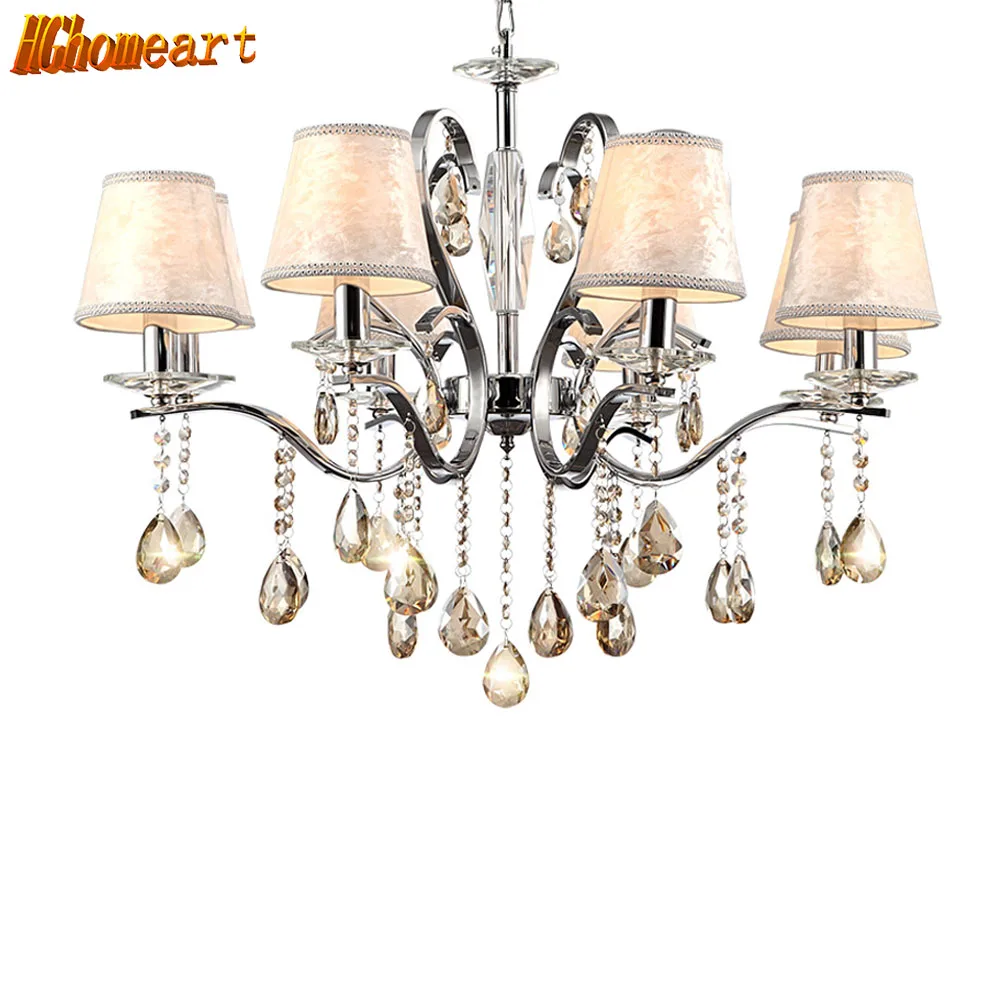 

HGHomeart Shine Luster Moderno Chandelier LED Lamp Nursery Chandeliers for Living Room Decoration Lighting Luminaire Suspendu