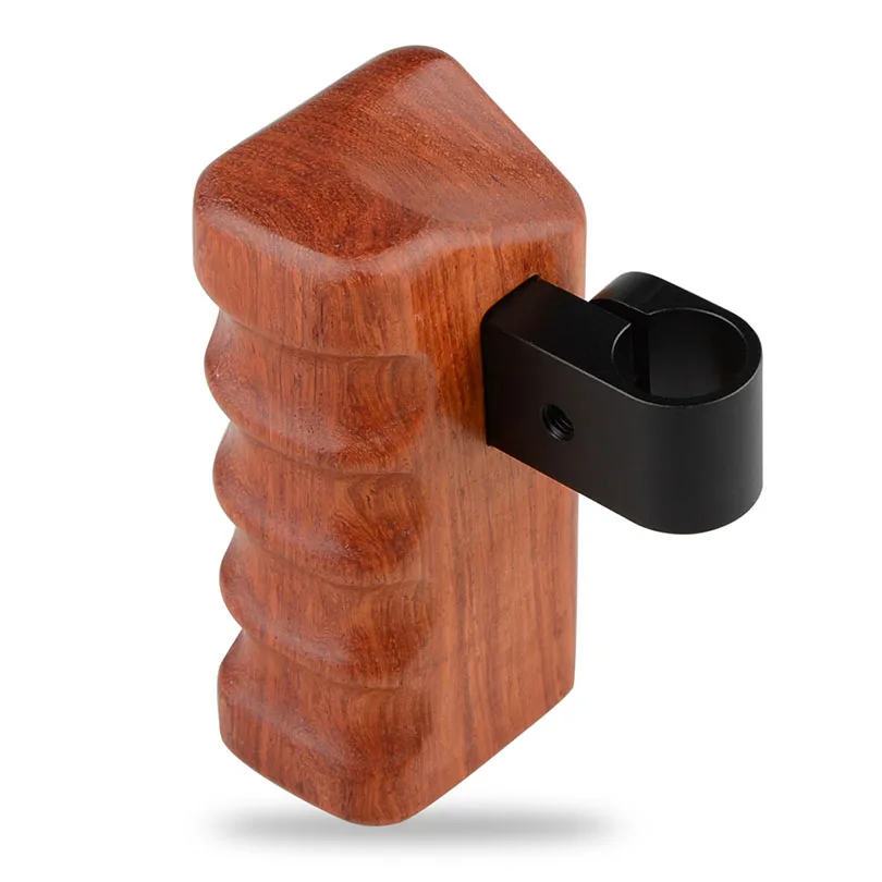 Buy CAMVATE Wood DSLR Wooden Handle Grip Mount (Right