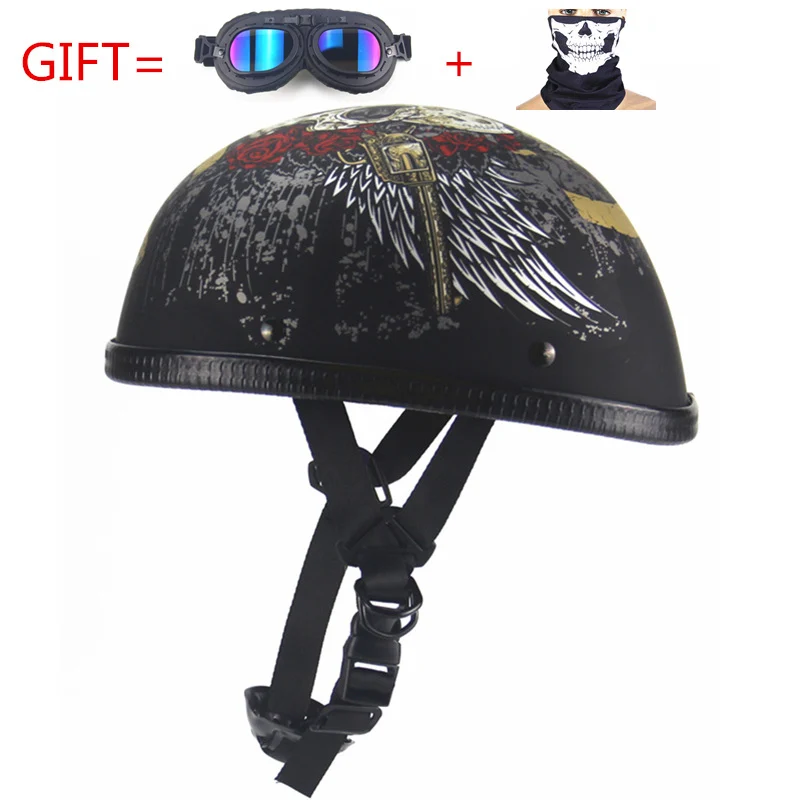 

free shipping Motorcycle Helmet Sun Shield Necklet Retro Style Light and Durable for Outdoor Cycling with Goggles and mask
